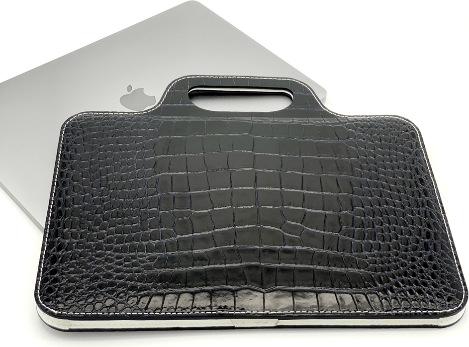 Купить Эксклюзивная Сумка для MacBook Navi Alligator Элитный Подарок Чехол для MacBook Pro Air 12" Украина Киев Днепр Одесса Харьков